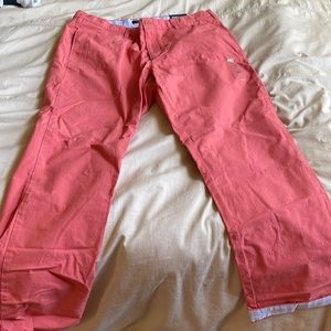 Tommy Hilfiger The Flex Salmon/Red long pants. 38x34